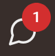 Screenshot of notification icon with "badge" (red circle with number)