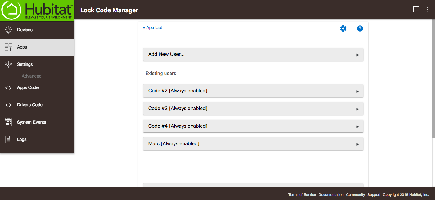 Screenshot: LCM with new code name displayed in list