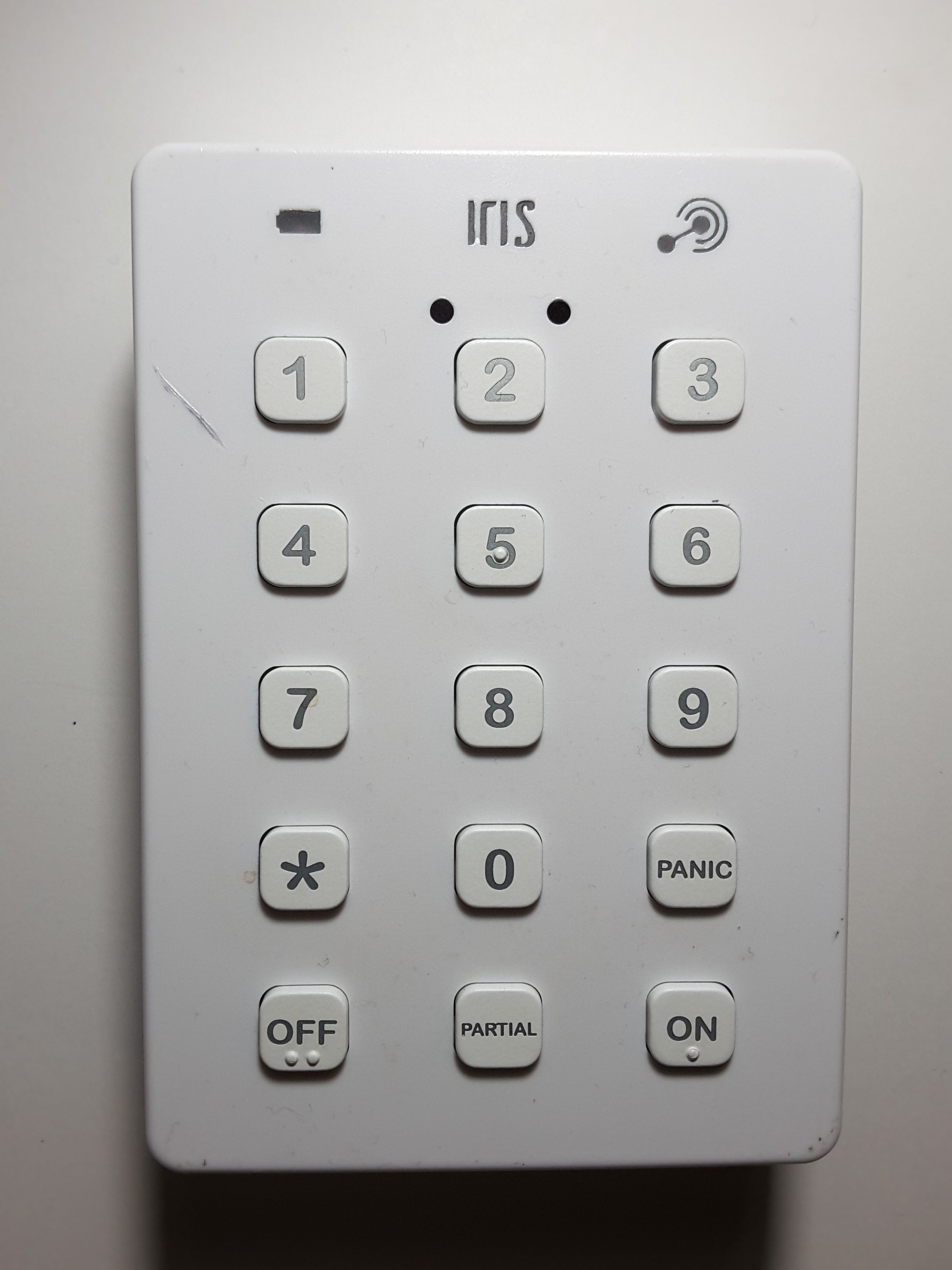 Photo of Iris v2 keypad